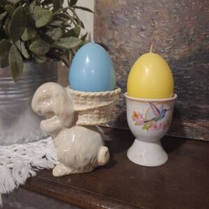 Ceramic Easter Egg Holders Set of 2